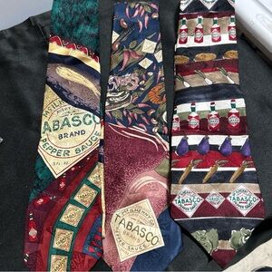 Colorful Tabasco Brand Necktie Collection